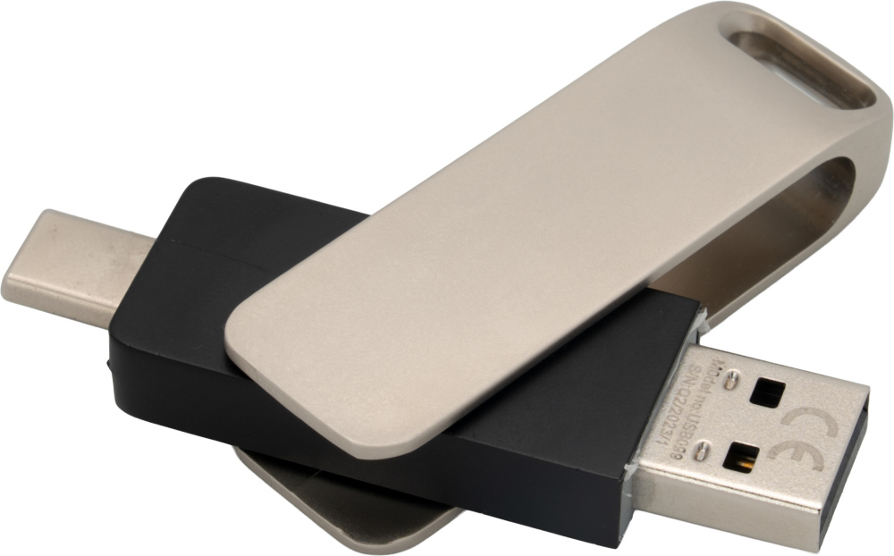 Logo trade corporate gifts picture of: Metal USB stick