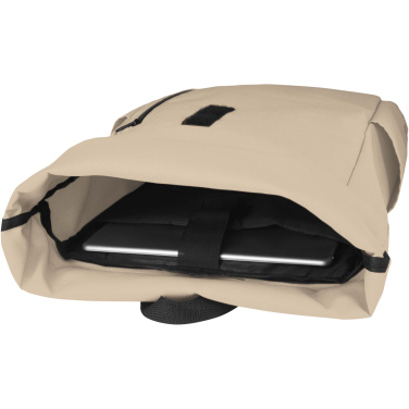 Logo trade corporate gifts picture of: Byron 15.6" GRS RPET roll-top backpack 18L
