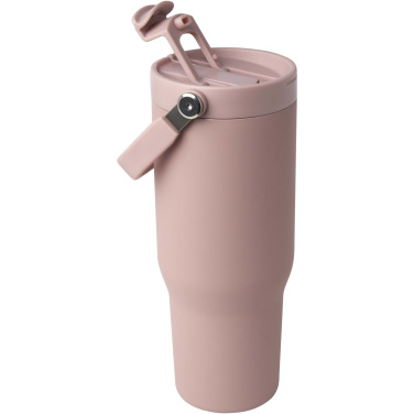 Logo trade advertising product photo of: Bronx 900 ml RCS recycled stainless steel copper vacuum insulated tumbler with dual function lid