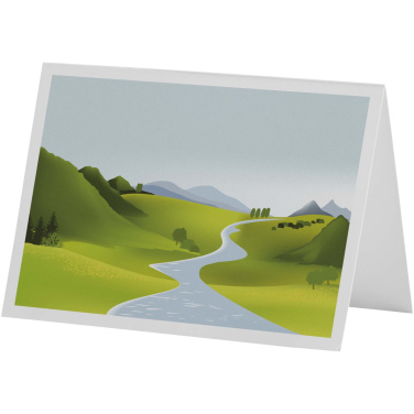 Logo trade promotional gifts image of: Herald A6 greeting card