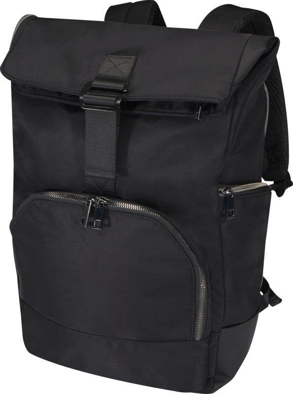 Logotrade promotional merchandise photo of: Rhine 15” GRS recycled rolltop backpack 18L