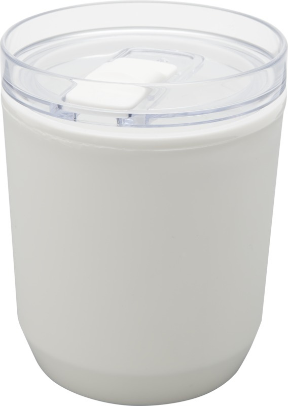 Logo trade corporate gifts image of: Hudson 180 ml recycled plastic double-wall tumbler