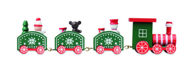 Logo trade advertising products image of: Wooden Christmas train