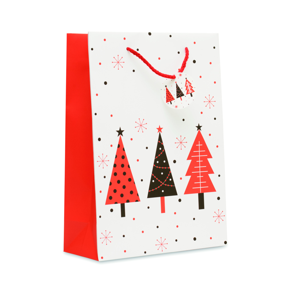 Logo trade advertising products picture of: Gift paper bag large