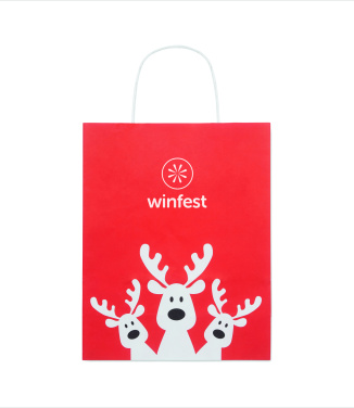 Logo trade promotional giveaway photo of: Gift paper bag small