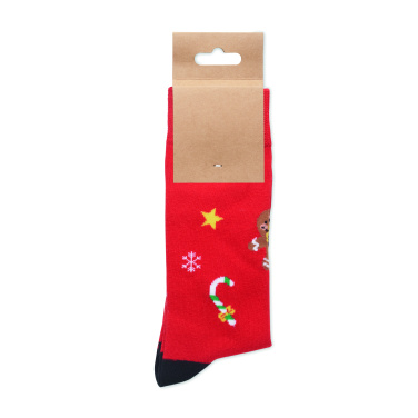 Logotrade promotional giveaway picture of: Pair of Christmas socks M