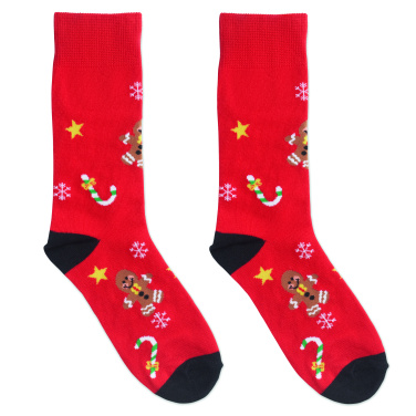 Logotrade promotional gift image of: Pair of Christmas socks L