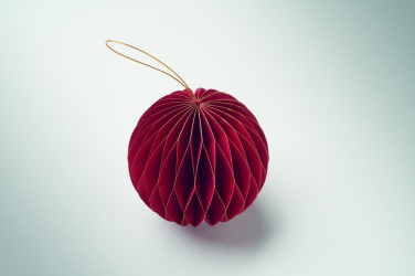 Logo trade promotional merchandise picture of: Foldable  XMAS bauble hanger