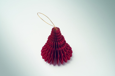 Logo trade promotional products picture of: Christmas paper tree hanger