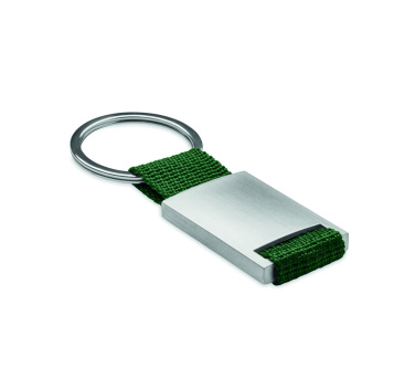 Logo trade promotional products image of: Metal rectangular key ring Espoo
