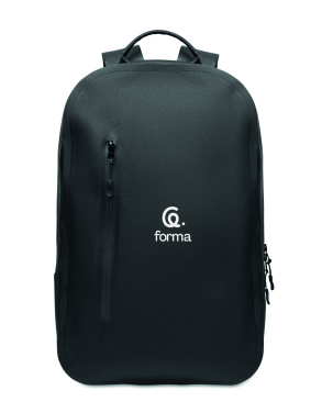 Logotrade promotional giveaway image of: 300D RPET computer backpack