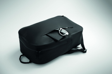 Logo trade business gifts image of: 300D RPET computer backpack