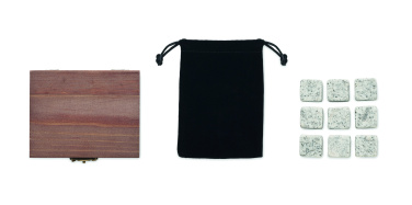 Logo trade corporate gifts picture of: 9 stone ice cube set in box