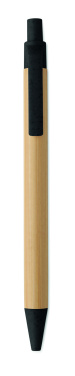 Logotrade promotional product picture of: Push button ball pen in bamboo