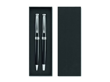 Logo trade promotional giveaway photo of: Ball pen and roller set