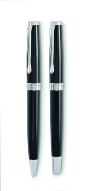 Logo trade promotional items picture of: Ball pen and roller set