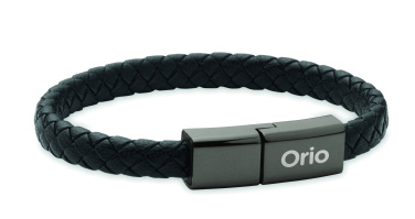 Logotrade corporate gifts photo of: Braided bracelet cable type-C