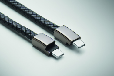 Logo trade corporate gifts picture of: Braided bracelet cable type-C