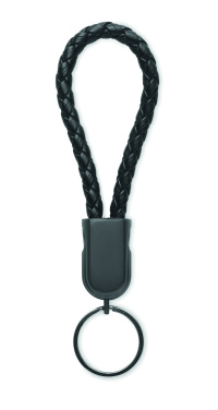 Logo trade corporate gifts image of: Key ring loop cable type-C