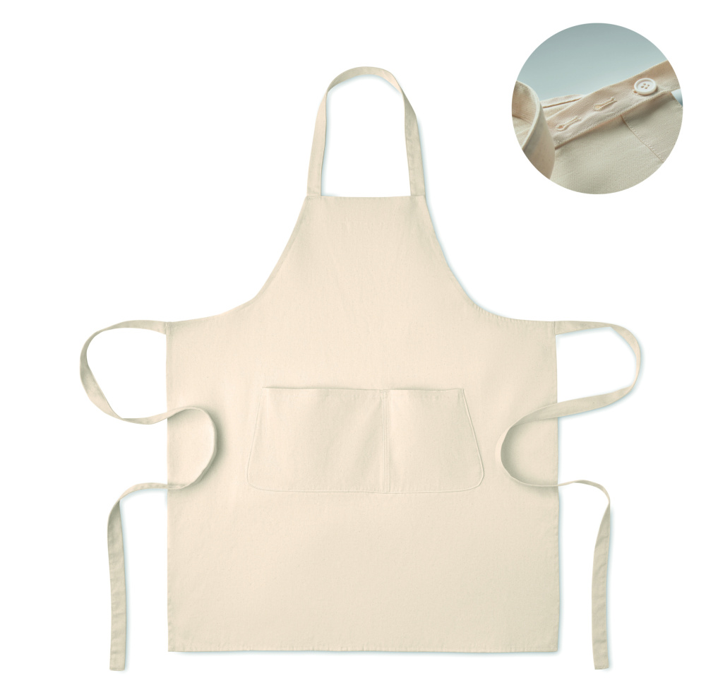 Logo trade promotional merchandise image of: Organic cotton apron 240 gr/m²