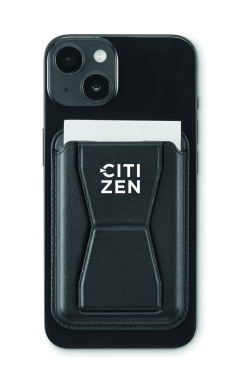 Logo trade promotional products image of: Magnetic PU cardholder