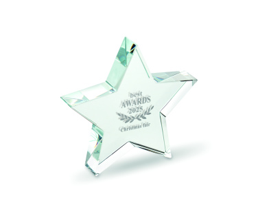 Logo trade business gift photo of: Glass star award