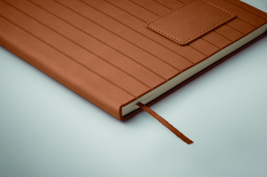 Logotrade promotional giveaway picture of: A5 notebook in smokey PU