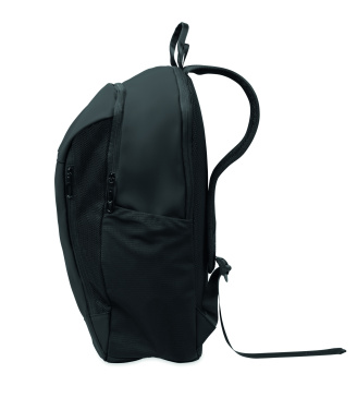 Logo trade promotional giveaway photo of: 15" soft PU laptop backpack