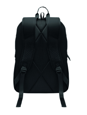 Logo trade promotional giveaways image of: 15" soft PU laptop backpack