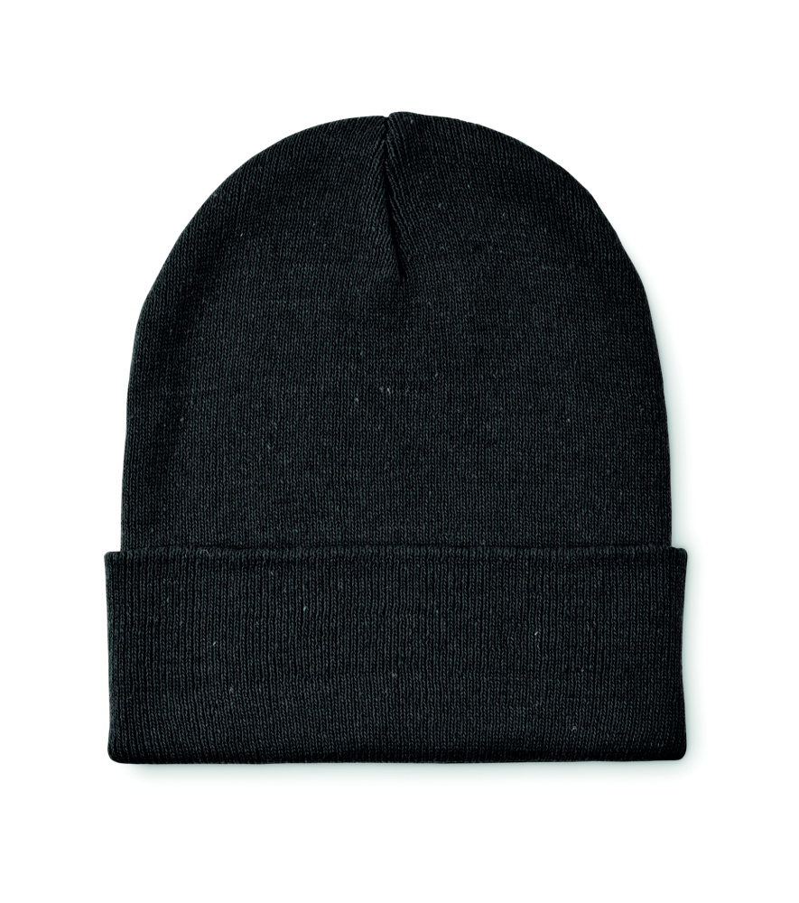 Logo trade promotional merchandise photo of: Knitted beanie with cuff