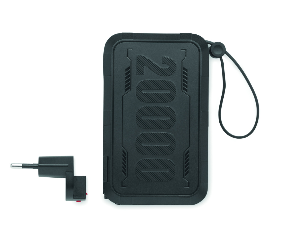 Logo trade promotional item photo of: Power bank 20000 mAh in ABS