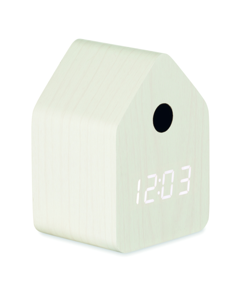 Logotrade promotional item picture of: MDF cuckoo alarm clock