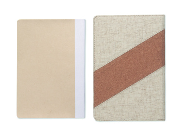 Logo trade promotional giveaway photo of: A5 notebook with 15W charger