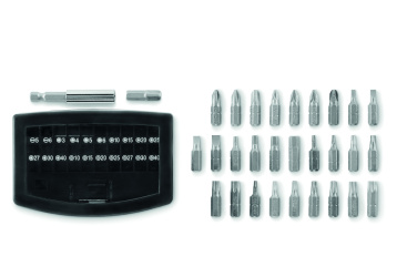 Logotrade promotional merchandise picture of: 32 pcs screwdriver bit set