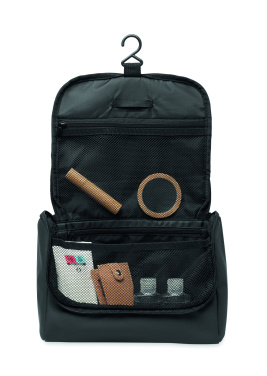 Logo trade promotional item photo of: Cosmetic hanging bag in PU