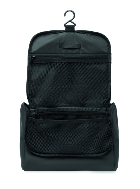 Logo trade promotional gift photo of: Cosmetic hanging bag in PU