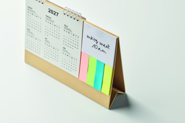 Logotrade promotional items photo of: Desk calendar with memo pad