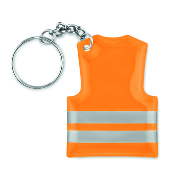 Logo trade business gift photo of: Key ring with reflecting vest Jekabpils