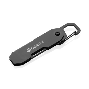 Logotrade promotional gifts photo of: Gear X foldable EDC tool with carabiner and parcel cutter