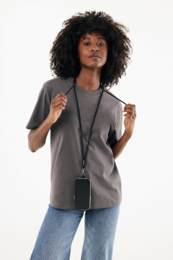 Logo trade promotional gifts image of: CarryLoop RCS recycled PET adjustable phone holder lanyard