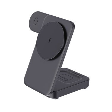 Logotrade advertising product picture of: Urban Vitamin Arcadia RCS rplastic 15W 3in1 magnetic charger