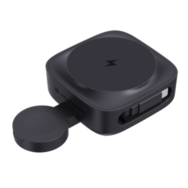 Logo trade promotional products picture of: Urban Vitamin Goleta 2-in-1 15W magnetic wireless charger