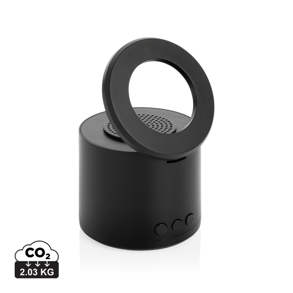 Logotrade promotional gifts photo of: Magpulse RCS recycled plastic 3W speaker w/magnetic holder