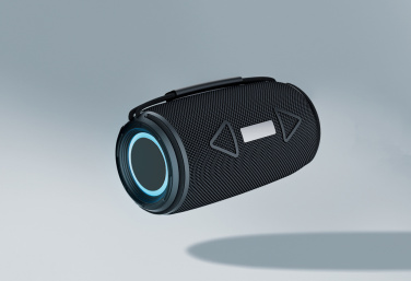 Logo trade promotional merchandise image of: Prisma RCS recycled plastic IPX 4 waterpoof 16W speaker