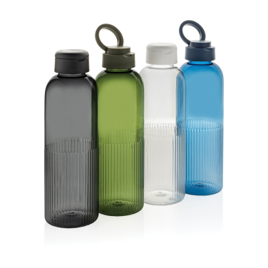 Logo trade promotional products image of: Ripple RCS RPET Leakproof water bottle with handle 750ML