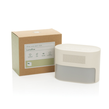 Logotrade promotional giveaways photo of: LumaRise RCS reycled plastic white noise alarm clock