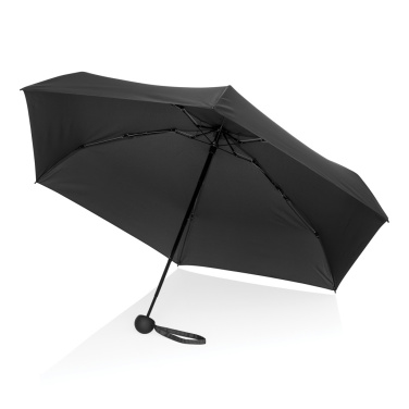 Logo trade advertising products picture of: 19.5" Aware™ RPET super mini manual 190T Pongee umbrella
