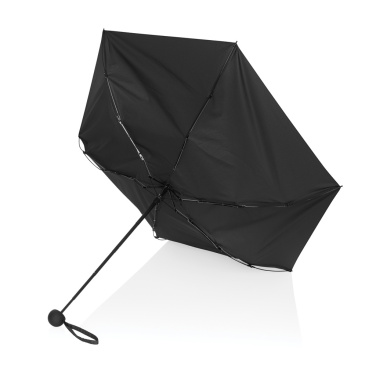 Logo trade promotional giveaways image of: 19.5" Aware™ RPET super mini manual 190T Pongee umbrella