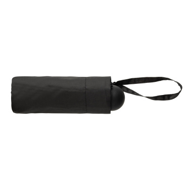 Logo trade promotional gifts image of: 19.5" Aware™ RPET super mini manual 190T Pongee umbrella