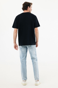 Logo trade promotional giveaways image of: IQONIQ Nikko heavyweight recycled cotton t-shirt